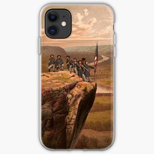 Union soldiers at Point Lookout, Tennessee iPhone Soft Case