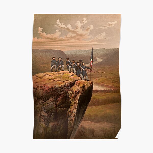 Union soldiers at Point Lookout, Tennessee Poster