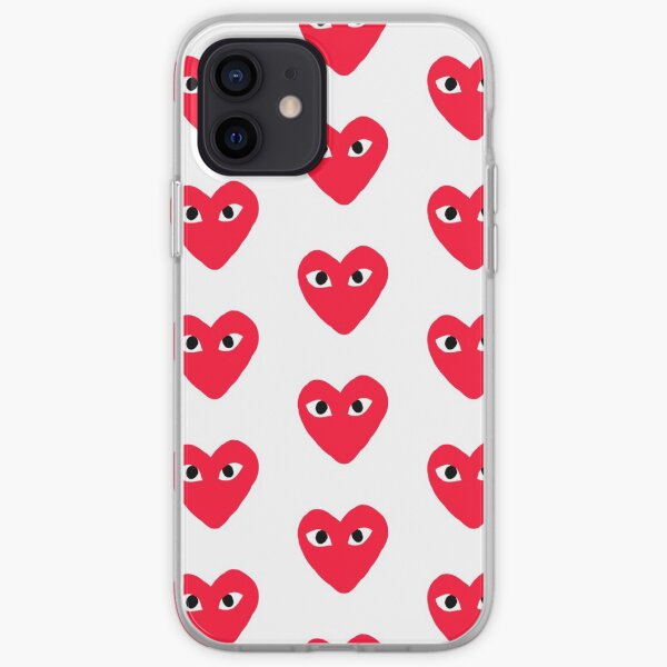 RED HEART EYES iPhone Soft Case