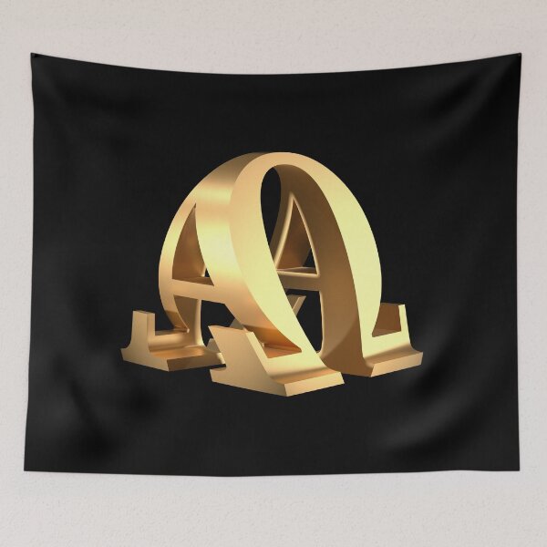 Item preview, symbol of letters Alpha and Omega designed and sold by lathspell.