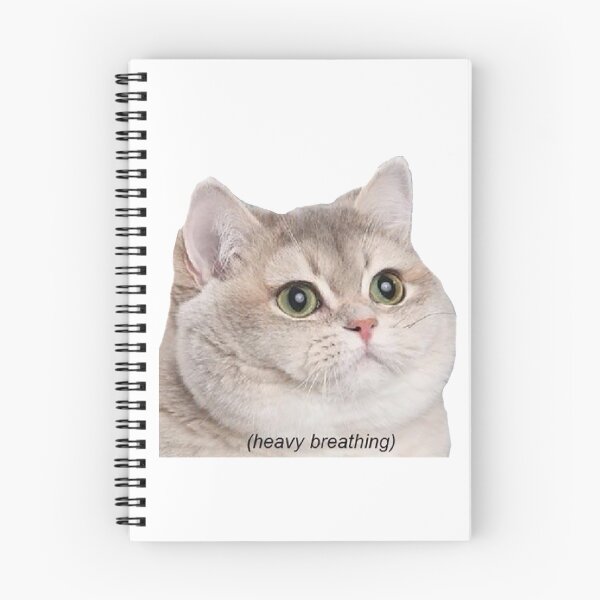 Item preview, Heavy Breathing Cat designed and sold by Meme Economy.