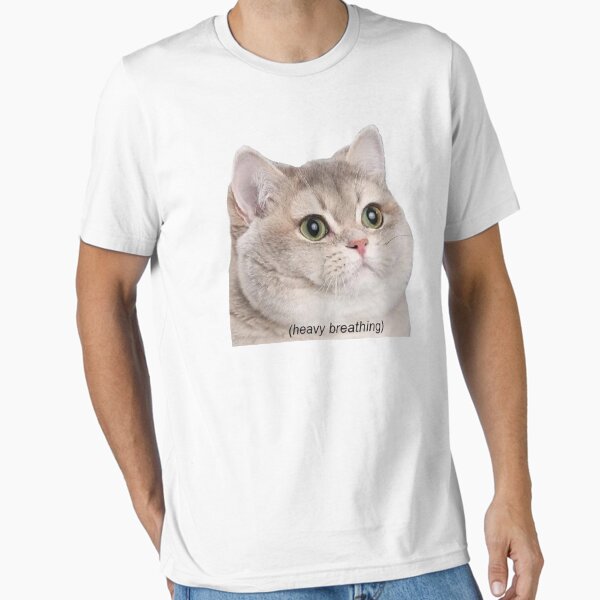 Artikel-Vorschau von Schwer atmende Katze, designt und verkauft von Meme Economy.