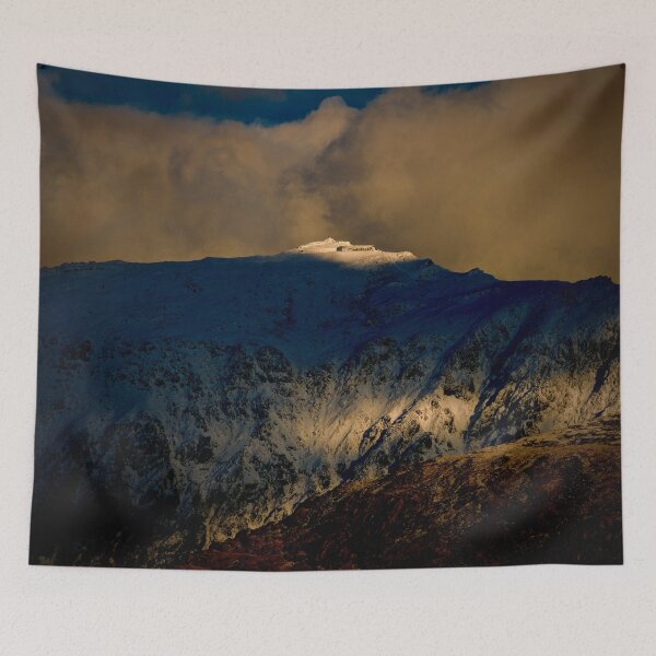 Item preview, STUCK ON THE SUMMIT WHEN THE SNOW CLOUDS ROLL IN... designed and sold by NICK COBURN PHILLIPS.