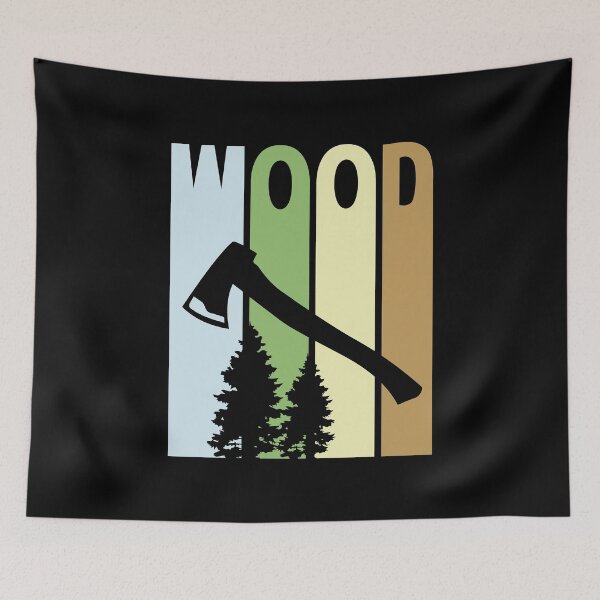 Item preview, Wood - chop wood - nature lovers - Lumberjack designed and sold by Mohja-Design.