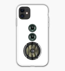 Massive Sound Bass Music Speaker Tee - White Cell Phone Cover iPhone Case