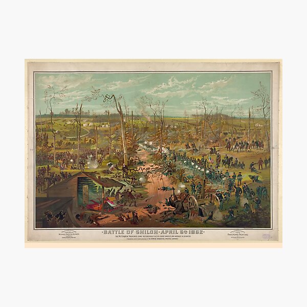 Civil War Battle of Shiloh April 6th 1862 by Cosack & Co. Photographic Print