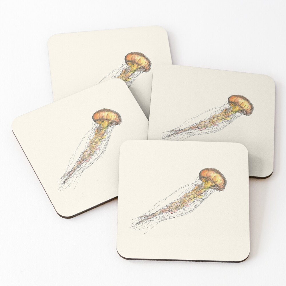 Jellyfish Coasters (Set of 4)