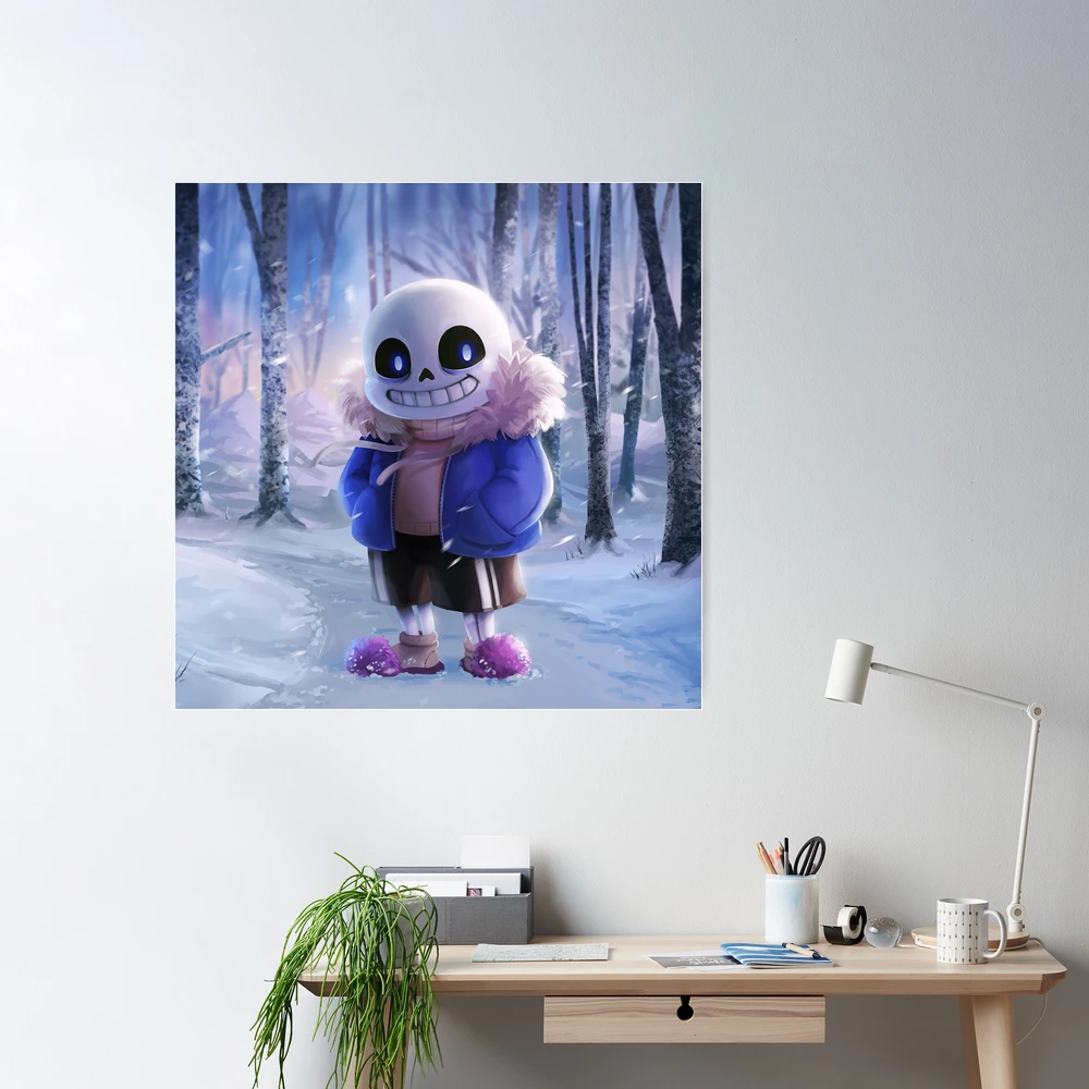 Sans Undertale Wiki Fandom Canvas Art Poster and Wall Art Picture Print  Modern Family Room Decor Poster 24 x 36 Inches (60 x 90 cm) : :  Home & Kitchen