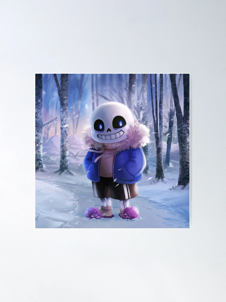 Undertale Sans Heat Poster - TeeHex