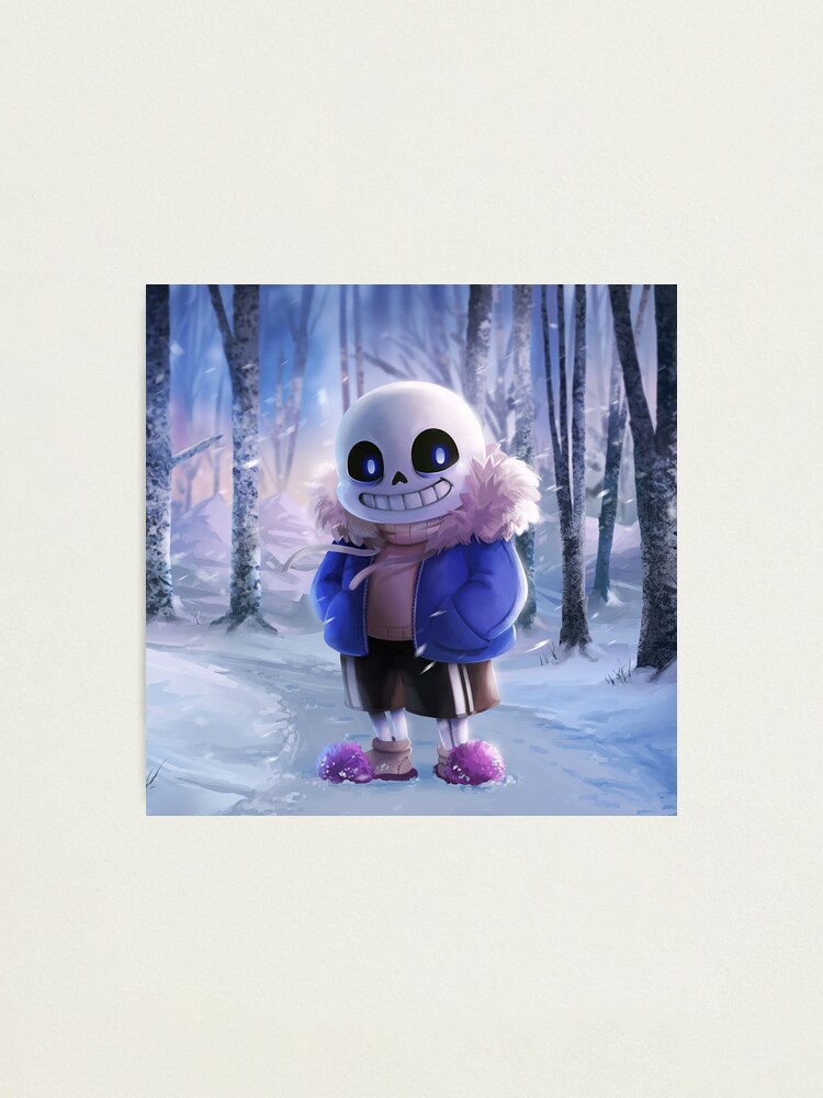 Sans Undertale Photographic Print for Sale by KrakenTShirts