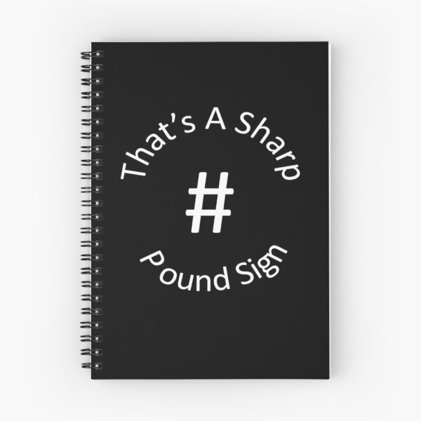 Item preview, Funny "Thats A Sharp" Pound Sign T-Shirt 3 designed and sold by rieriecoils1.