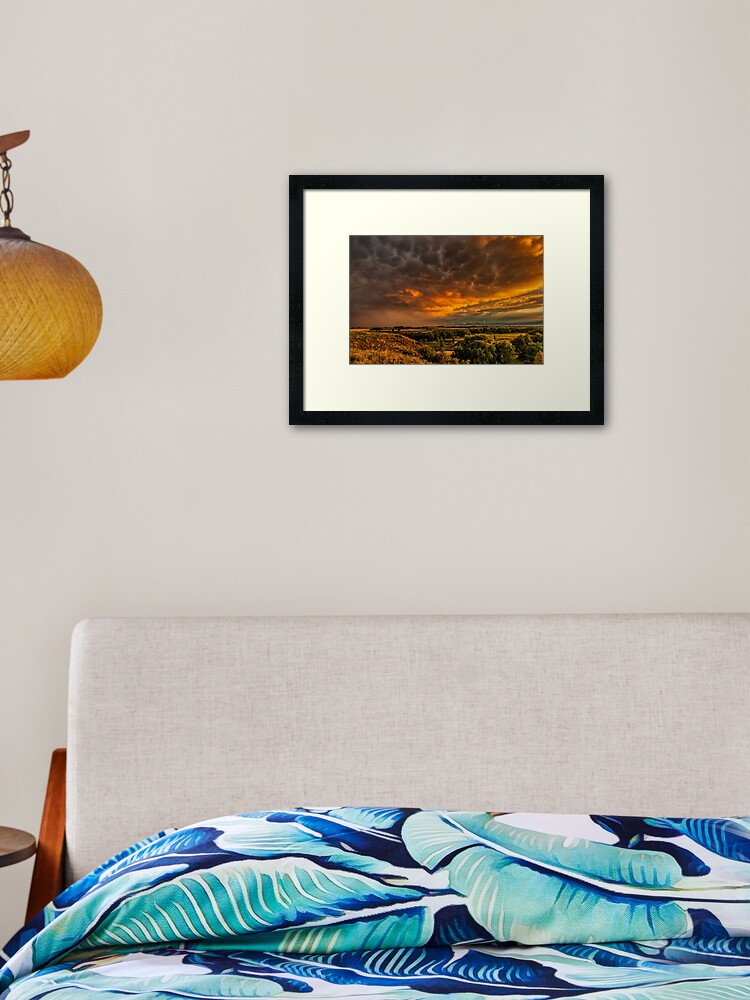Thumbnail 1 of 7, Framed Art Print, Bubbles Of Sunset designed and sold by Gregory J Summers.