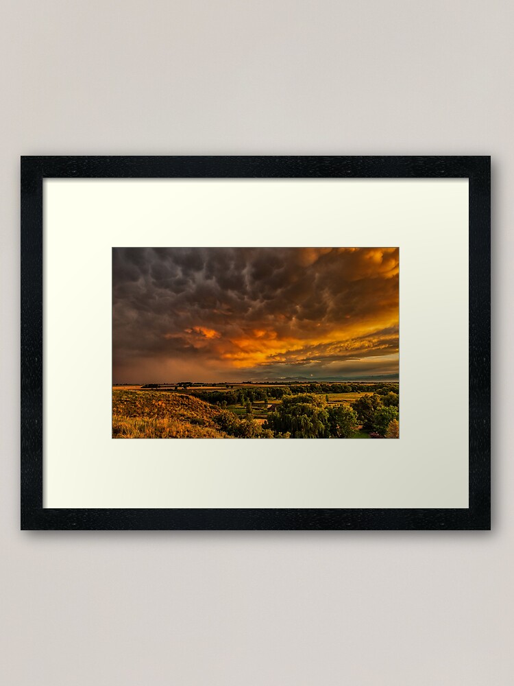 Thumbnail 2 of 7, Framed Art Print, Bubbles Of Sunset designed and sold by Gregory J Summers.