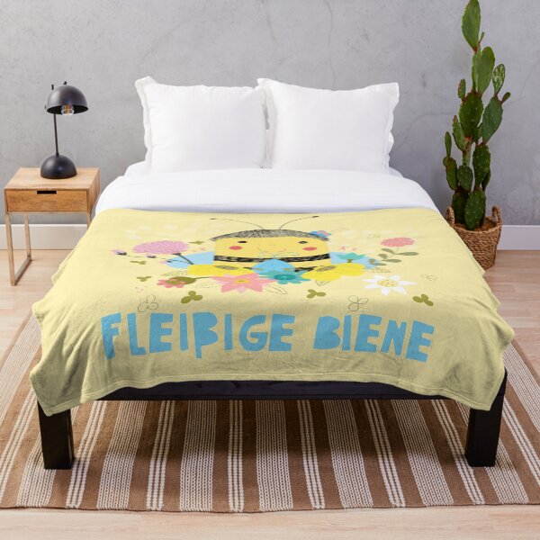 Fleißige Biene Throw Blanket