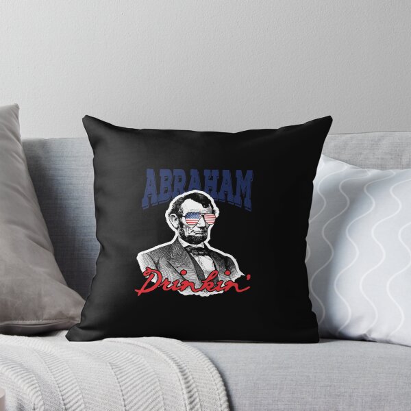 Item preview, Funny 4th Of July - Abraham Drinkin' - American President Humor designed and sold by stuch75.