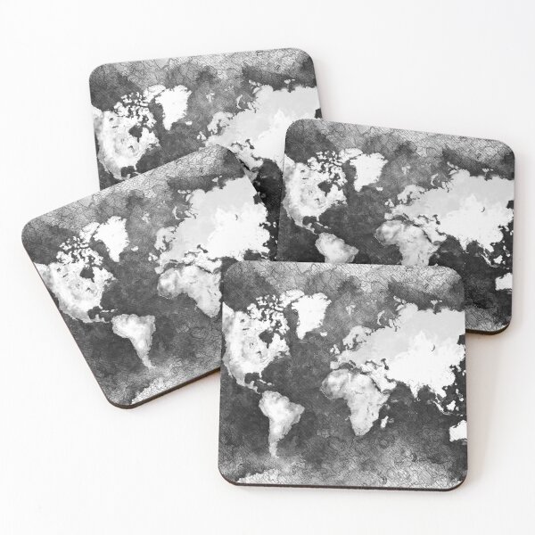 Item preview, world map black and white #map #world designed and sold by JBJart.