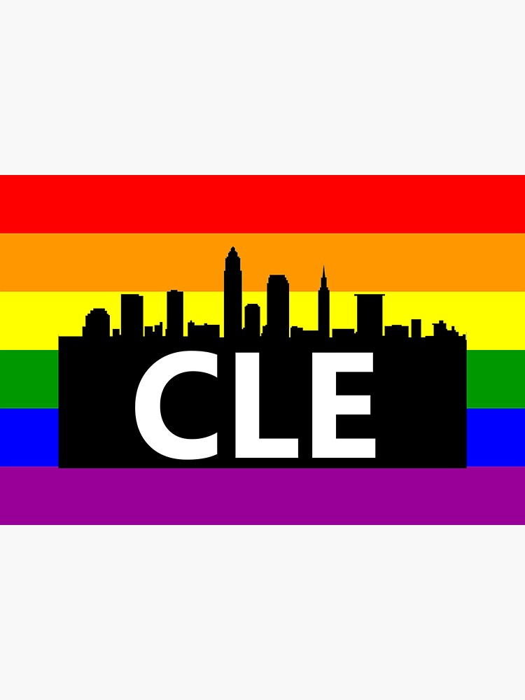 "Cleveland Ohio Gay Pride Shirt Cleveland LGBT Rainbow Flag Shirt