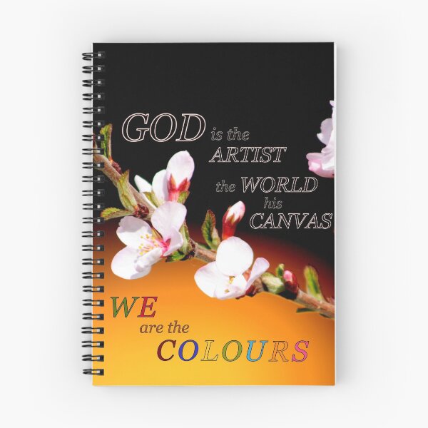 Aperçu de l'œuvre Dieu est l'artiste, le monde est sa toile. Nous sommes les couleurs. créée et vendue par AlanAdele.