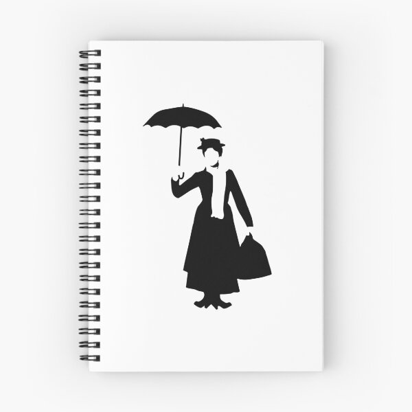 Item preview, Mary Poppins Silhouette - Black designed and sold by ellipsedCo.