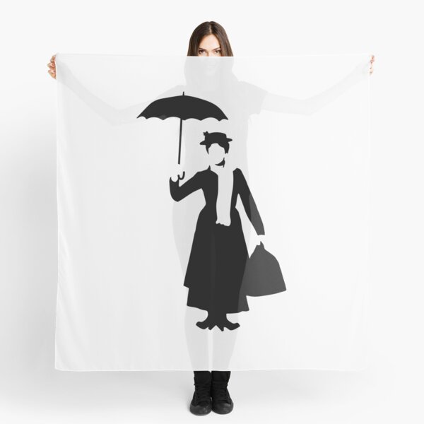 Item preview, Mary Poppins Silhouette - Black designed and sold by ellipsedCo.