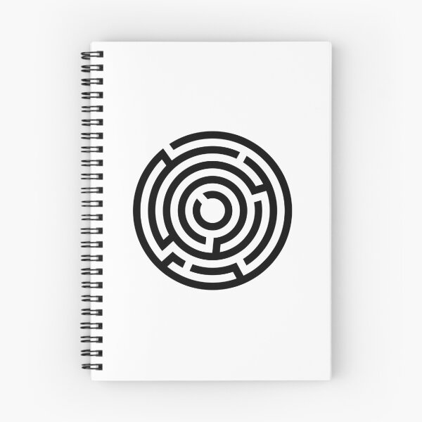 Item preview, Laberinto Circular - Negro designed and sold by ellipsedCo.