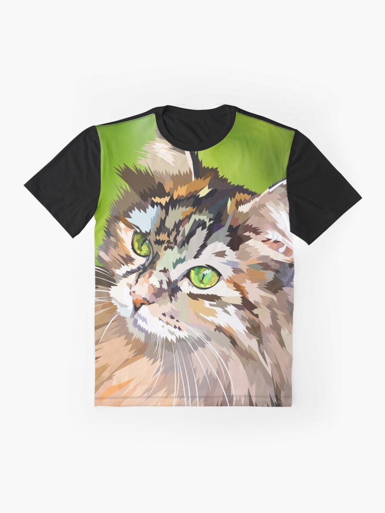 Alternate view of Cute cat Graphic T-Shirt