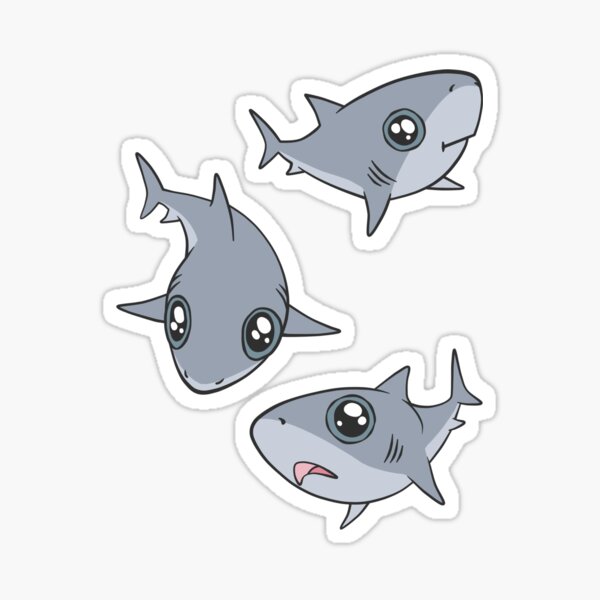 Süße Haie Sticker Set Sticker