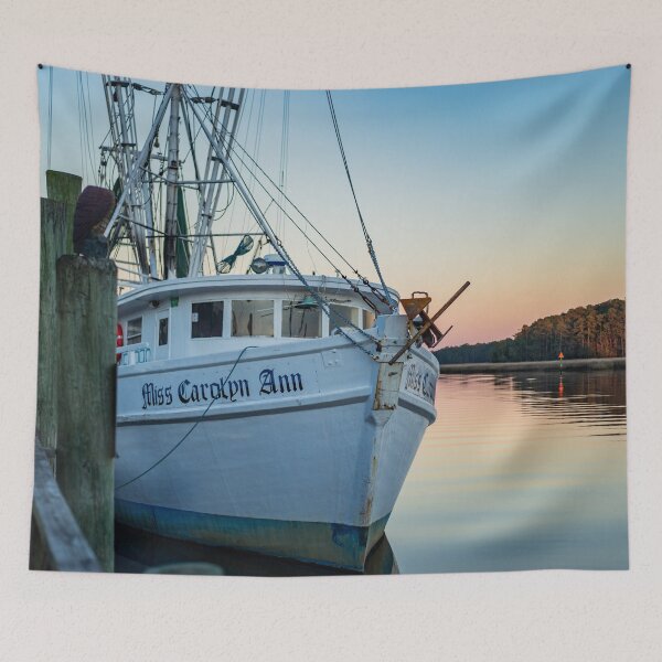 Item preview,  Boat in a Intracoastal Waterway designed and sold by KensLensDesigns.
