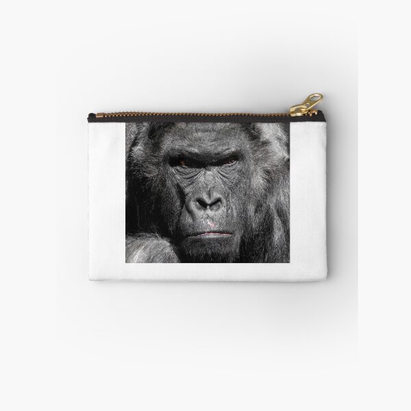 Item preview, gorilla,monkey,chimpanzee,ape,wildlife,animal photography,silver back,animal lover,pet lover,monkey staring sideways designed and sold by Urban Binge.