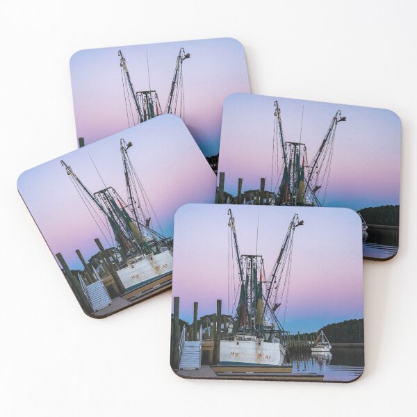Item preview, Fishing boat in a river 2 designed and sold by KensLensDesigns.