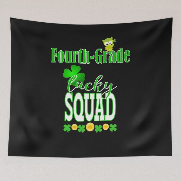 Item preview, St Patricks Day 4th Grade School Teacher & Kids Lucky Squad designed and sold by Sapphire Star.