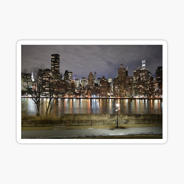 Upper East Side Skyline Sticker