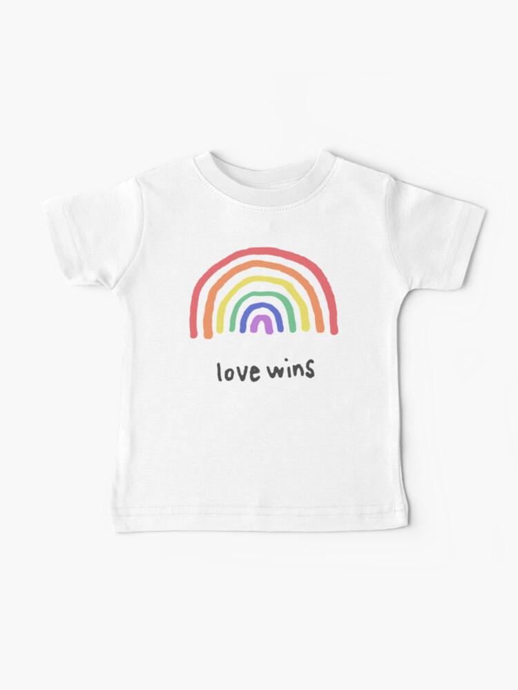 Thumbnail 1 of 2, Baby T-Shirt, LGBTQA+  PRIDE [Love Wins] designed and sold by ZVCHWILLIAMS.