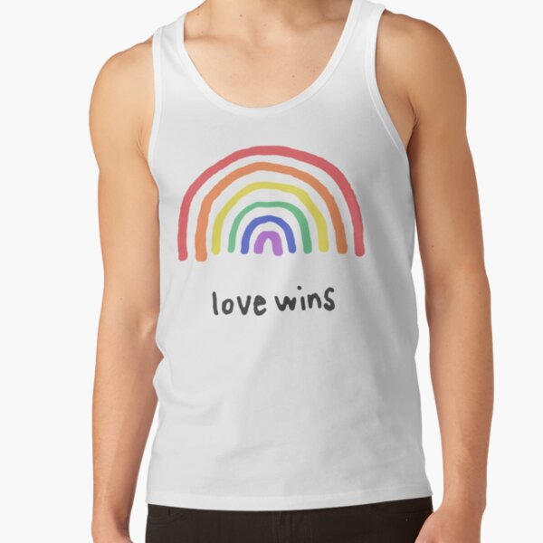 Pride Rainbow Flag Muscle Shirt LGBT Tolerance Equality Queer Parade Sleeveless