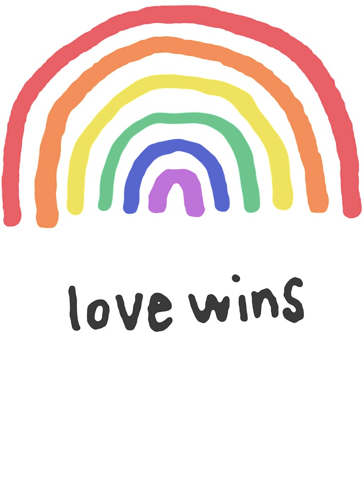 Thumbnail 2 of 2, Baby T-Shirt, LGBTQA+  PRIDE [Love Wins] designed and sold by ZVCHWILLIAMS.