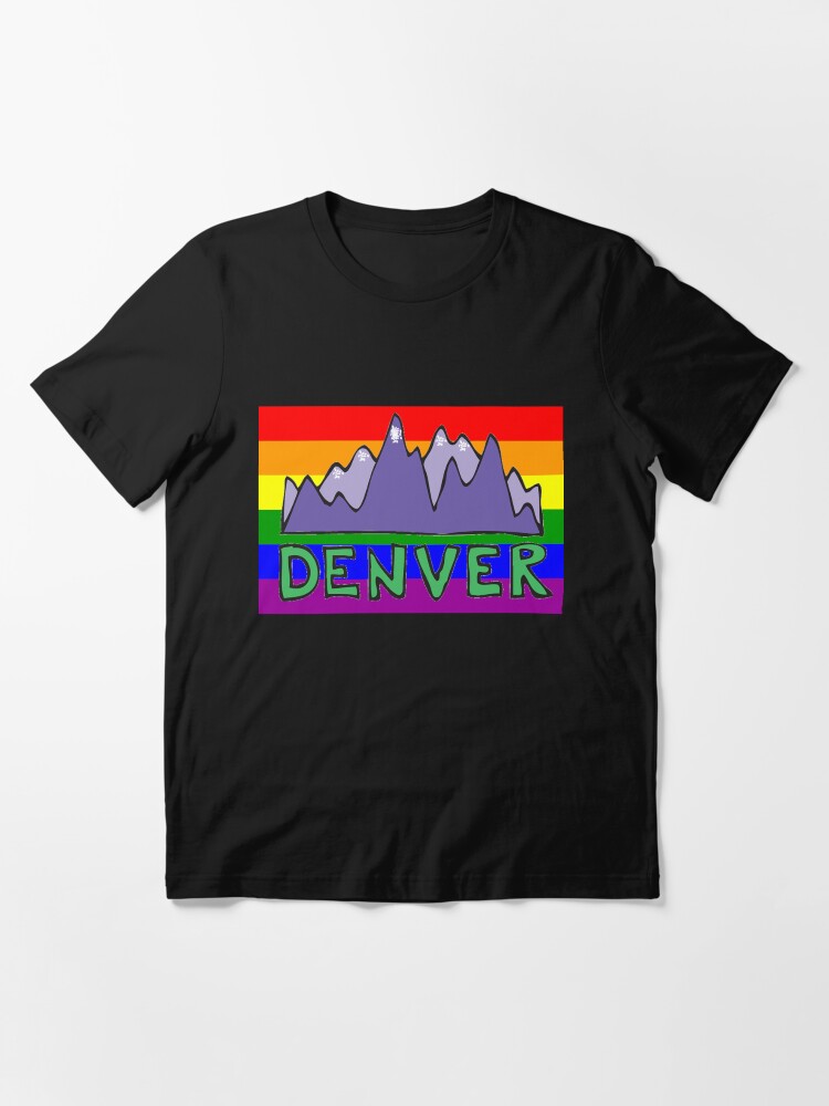 Colorado LGBT Gay Pride Rainbow Black Soft Baby One Piece 