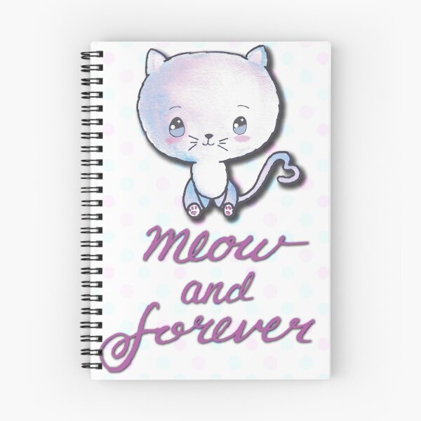 Artikelvorschau, Meow und Forever mit Punkten entworfen und verkauft von Michelle Joseph.