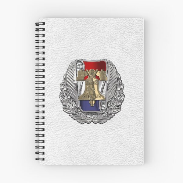 Item preview, Army Recruiting Command - USAREC Crest over White Leather designed and sold by Serge Averbukh Art Studio.