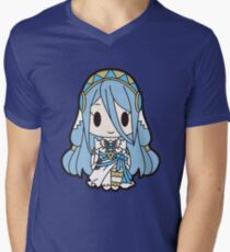 Fire Emblem: Schicksale Azura Chibi T-Shirt mit V-Ausschnitt