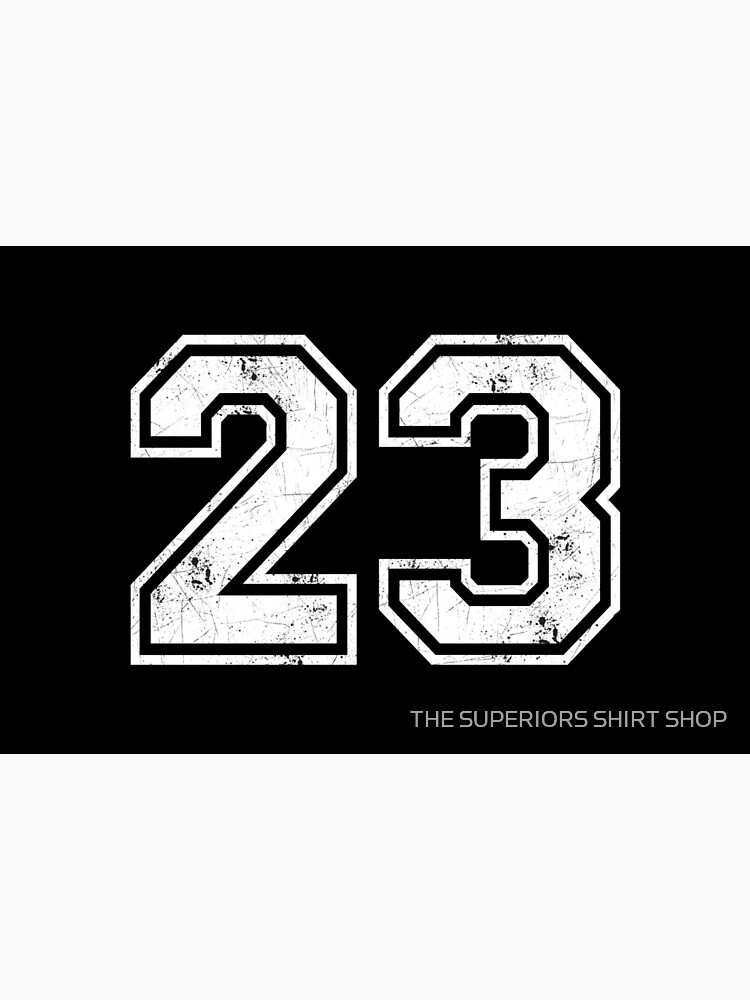 23 best sale jersey number