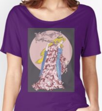Cherry Blossom Moon Women's Relaxed Fit T-Shirt