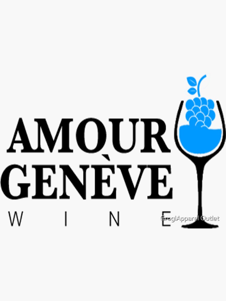 Thumbnail 3 of 3, Sticker, Amour Geneve designed and sold by fashionreem.