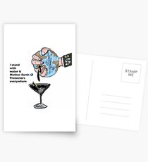 Stand With Water Protectors Postcards
