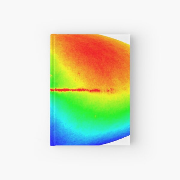 #Map #dipole #anisotropy #background #radiation Colorfulness abstract science bright illustration shape futuristic horizontal colors large Hardcover Journal