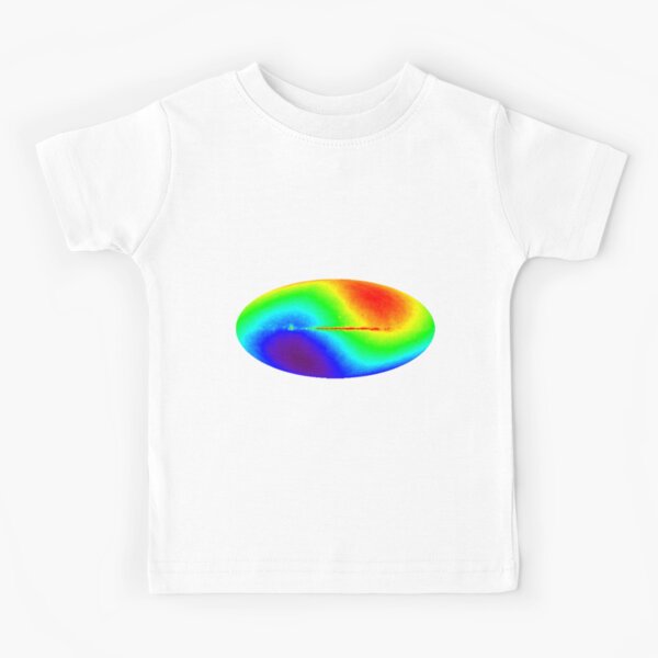 #Map #dipole #anisotropy #background #radiation Colorfulness abstract science bright illustration shape futuristic horizontal colors large Kids T-Shirt