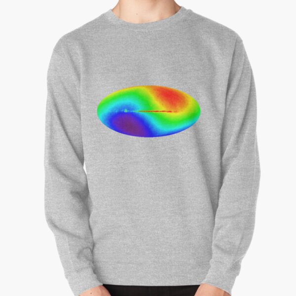 #Map #dipole #anisotropy #background #radiation Colorfulness abstract science bright illustration shape futuristic horizontal colors large Pullover Sweatshirt