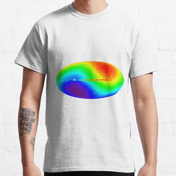 #Map #dipole #anisotropy #background #radiation Colorfulness abstract science bright illustration shape futuristic horizontal colors large Classic T-Shirt