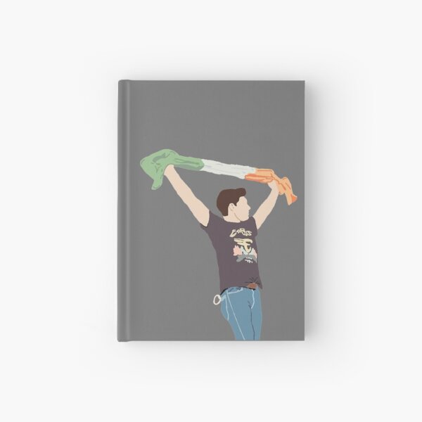 niall ireland flag irish pride sketch Hardcover Journal