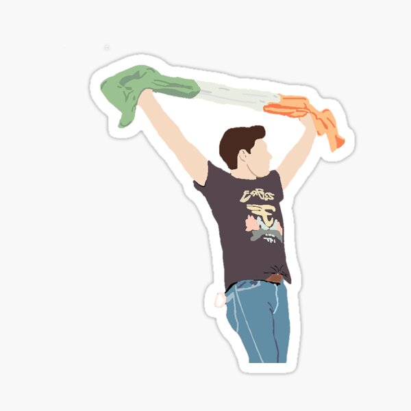 niall ireland flag irish pride sketch Sticker