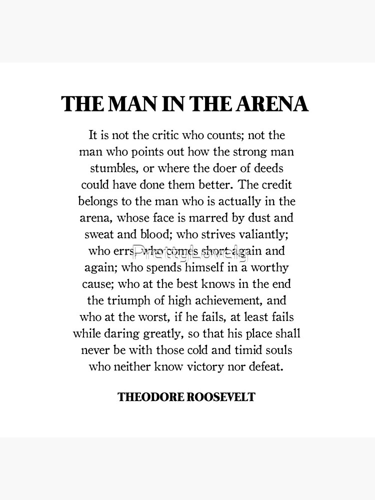 Man In The Arena